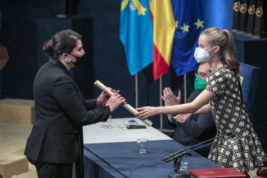 Fotos del acto de entrega de los Premios Princesa de Asturias, presidido por el rey Felipe VI y la princesa Leonor.