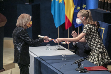 Fotos del acto de entrega de los Premios Princesa de Asturias, presidido por el rey Felipe VI y la princesa Leonor.
