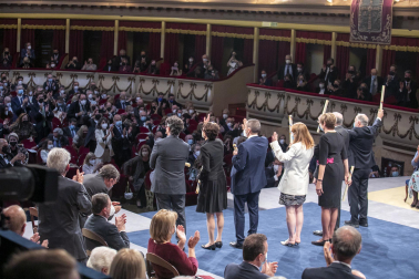 Fotos del acto de entrega de los Premios Princesa de Asturias, presidido por el rey Felipe VI y la princesa Leonor.
