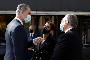 El rey Felipe VI ha inaugurado este lunes en Pamplona la 24 edición del Congreso Nacional de la Empresa Familiar.