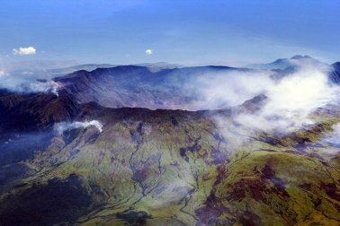 Caldera del monte Tambora, en Sumbawa (Indonesia)