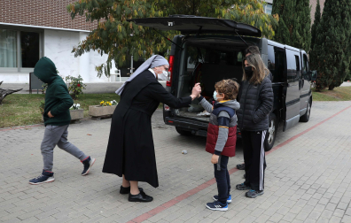 Las Hermanitas de los Pobres de la residencia de Buztintxuri