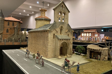 Galería de exposición de belenes en Baluarte.