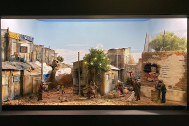 Galería de exposición de belenes en Baluarte.