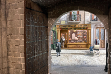 Galería de exposición de belenes en Baluarte.