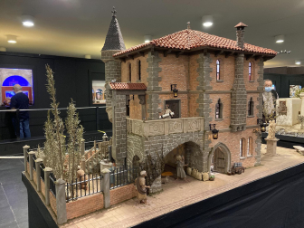 Galería de exposición de belenes en Baluarte.
