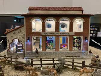 Galería de exposición de belenes en Baluarte.