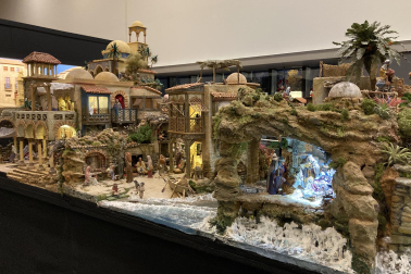 Galería de exposición de belenes en Baluarte.