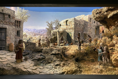 Galería de exposición de belenes en Baluarte.