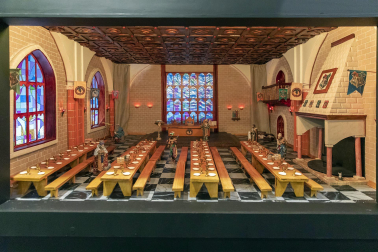 Galería de exposición de belenes en Baluarte.