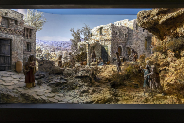 Galería de exposición de belenes en Baluarte.
