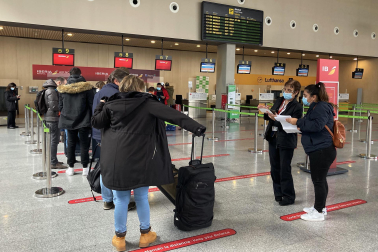 Salidas el puente foral desde el aeropuerto de Pamplona