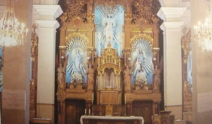 Interior de la antigua iglesia de los Jesuitas