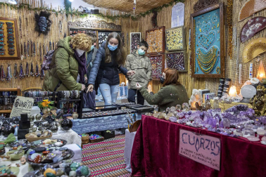 Imágenes de la Feria de Navidad de Pamplona
