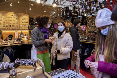 Imágenes de la Feria de Navidad de Pamplona