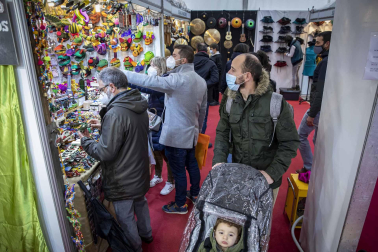Imágenes de la Feria de Navidad de Pamplona