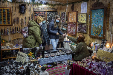 Imágenes de la Feria de Navidad de Pamplona