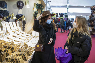 Imágenes de la Feria de Navidad de Pamplona