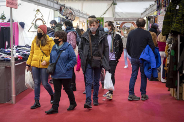 Imágenes de la Feria de Navidad de Pamplona