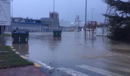 Inundaciones en el polígono de Landaben