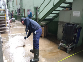Trabajos de limpieza en Landaben