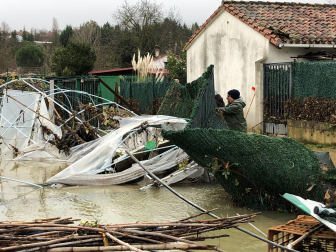 Inundaciones en Huarte