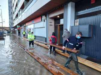 Inundaciones en Tudela