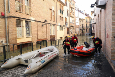 Inundaciones en Tudela
