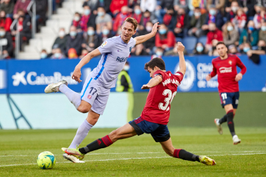 Fotos del Osasuna-Barcelona./J.P Urdiroz