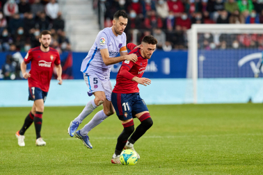 Fotos del Osasuna-Barcelona./J.P Urdiroz