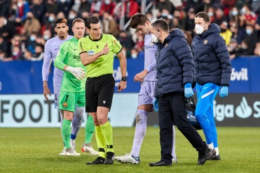 Fotos del Osasuna-Barcelona./J.P Urdiroz