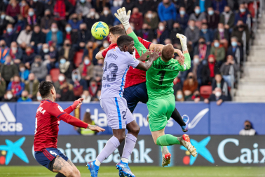 Fotos del Osasuna-Barcelona./J.P Urdiroz
