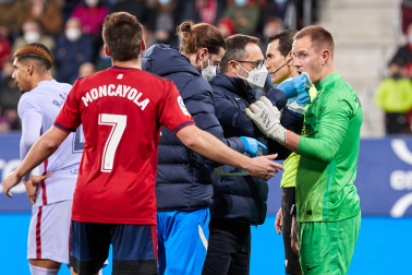 Fotos del Osasuna-Barcelona./J.P Urdiroz