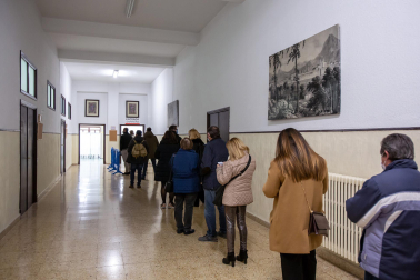 Apertura del nuevo vacunódromo en el Seminario de Pamplona