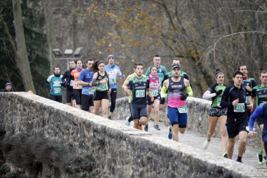 Participantes en el XXIX Cross Popular de la Txantrea