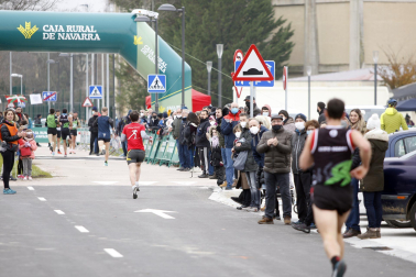 Participantes en el XXIX Cross Popular de la Txantrea