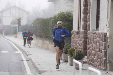 Fotos de la Sansilbestrail Esteribar./J.J. Imbuluzqueta