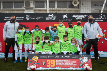 HERMANAS ÚRIZ PI. Álex Ulecia, Rubén Sánchez, Iraitz Labandeira, Ander de Diego, Dani Moreno, Aitor Meijer, Aimar Hermoso, Aimar Larraya, Youcef Azizi, Oier Moreno, Alai Asiáin, Marcos Ventura, Iker Rivas, Mahmud Larosi.