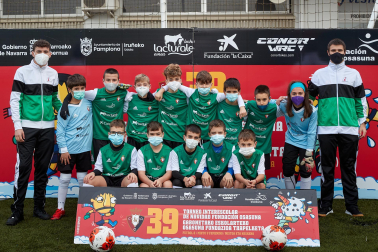 SAN FERMÍN IKASTOLA. Amets Eguiluz, Xuban Fernández, Andoni Maquírian, Martín Landa, Xabier Petrina, Iratiz González, Markel Garralda, Jon Redrado, Ander Sancho, Oihan Lezáun, Oier Berraondo, Aimar Cabodevilla, Aitor Munárriz, Martín Mendía.