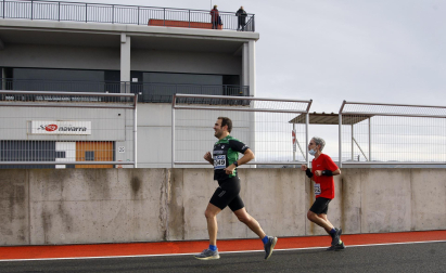 Imagen de la II SanSilRace en el Circuito de Navarra en Los Arcos