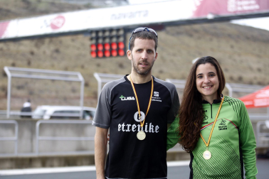 Imagen de la II SanSilRace en el Circuito de Navarra en Los Arcos