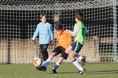 Imagen de la cuarta jornada del Torneo Interescolar./J. Caso y J.P. Urdíroz