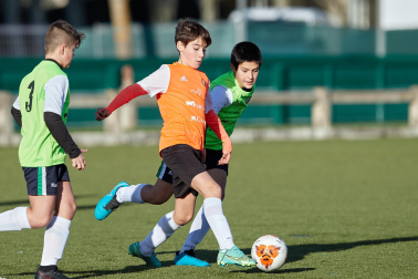 Imagen de la cuarta jornada del Torneo Interescolar./J. Caso y J.P. Urdíroz
