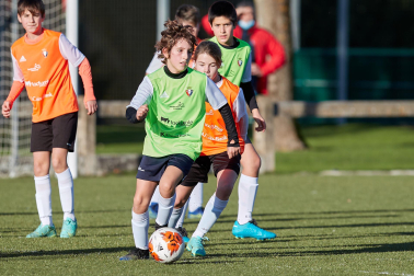 Imagen de la cuarta jornada del Torneo Interescolar./J. Caso y J.P. Urdíroz