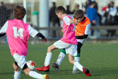 Imagen de la cuarta jornada del Torneo Interescolar./J. Caso y J.P. Urdíroz