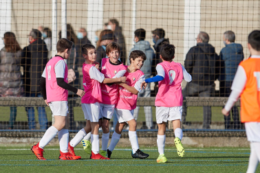 Imagen de la cuarta jornada del Torneo Interescolar./J. Caso y J.P. Urdíroz