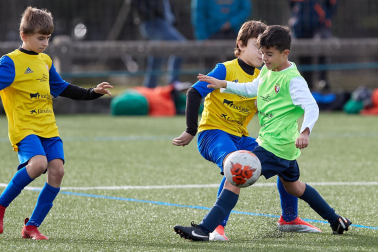 Imagen de la cuarta jornada del Torneo Interescolar./J. Caso y J.P. Urdíroz