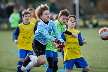 Imagen de la cuarta jornada del Torneo Interescolar./J. Caso y J.P. Urdíroz