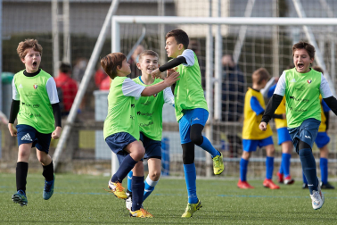 Imagen de la cuarta jornada del Torneo Interescolar./J. Caso y J.P. Urdíroz