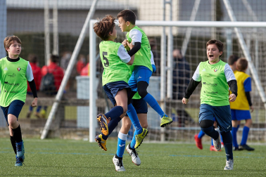Imagen de la cuarta jornada del Torneo Interescolar./J. Caso y J.P. Urdíroz
